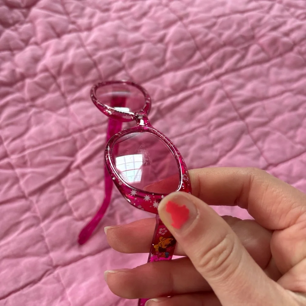 Y2K 2006 Dora the Explorer Girls Pink Sparkle Just Beachy Sunglasses